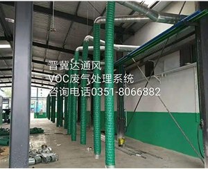 化工企業(yè)廢氣處理系統(tǒng)安裝